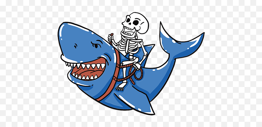 Skeleton Riding Shark - Gift Iphone 12 Case For Sale By Emoji,Fish Skeleton Emoticon