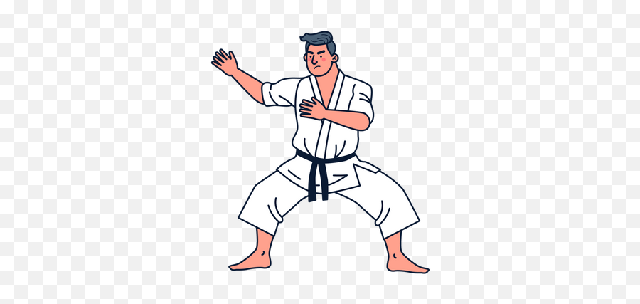 Karate Icon - Download In Glyph Style Emoji,Martial Arts Uniforms Emoji