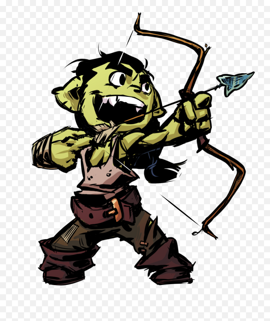 Goblin Archer Dnd 5e Clipart - Goblin Archer Dnd 5e Emoji,Goblin Emoji