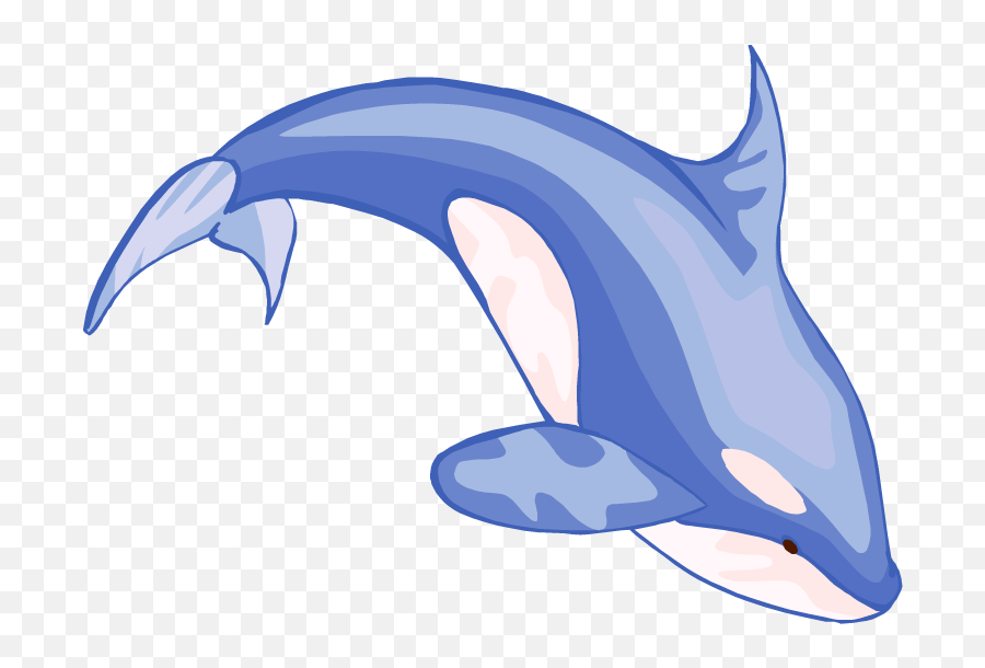 Free Whale Clipart 3 - Clipartix Cartoon Drawing Blue Whale Emoji,Killer Whale Emoji