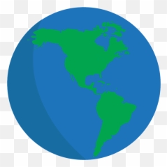 Globe Showing Americas Emoji Clipart - Vertical,America Emoji