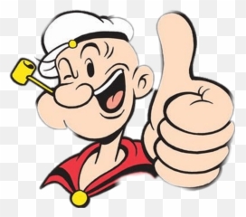 Download Hd Popeye Thumb Up Png - Popeye Thumbs Up Png Emoji,Thumb Up Emoji