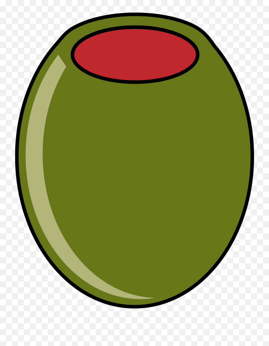Green Olive And Pimiento Clipart Free Download Transparent - Green Olive Clipart Emoji,Bottle Flip Emoji
