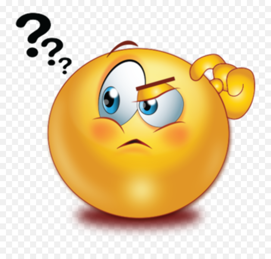 Thinking Face With Question Mark Emoji U2013 Cute766 - Thinking Emoji,Question Emoji