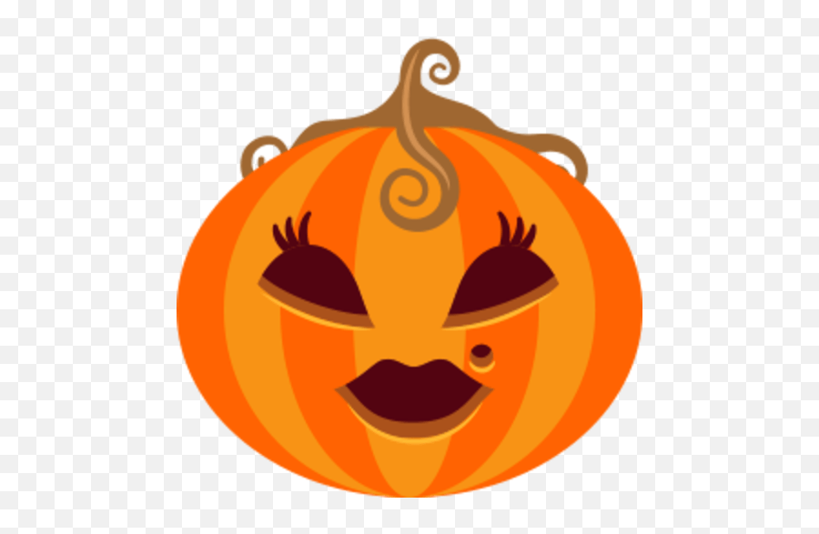 Halloween Emoticon Smileys Halloween Smileys For Facebook - Female Jack O Lantern Faces Emoji,Pumpkin Emoticons