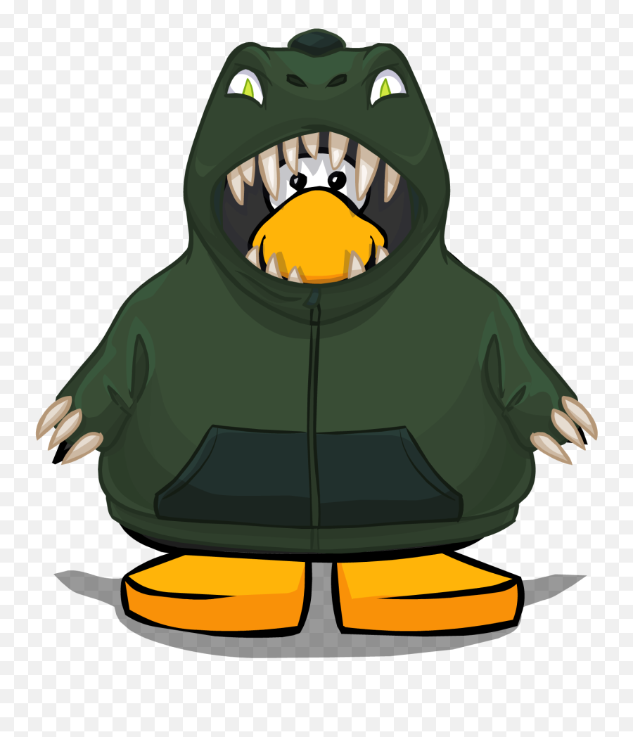 T Rex Hoodie Club Penguin Wiki Fandom - Club Penguin Png Emoji,Alien Emoji Hoodie