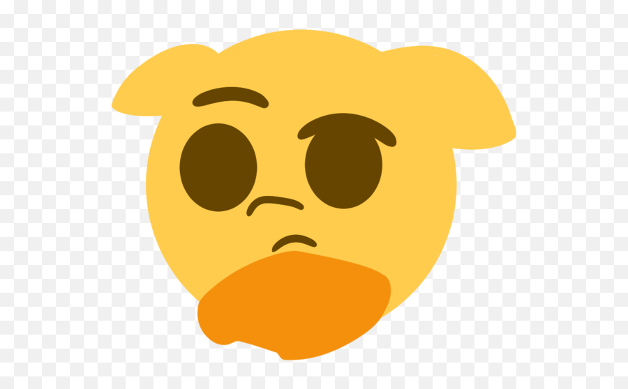 Emoji Floppy Ears Ponified Pony - Transparent Png Emoji Discord Png,Thinking Emoji Png