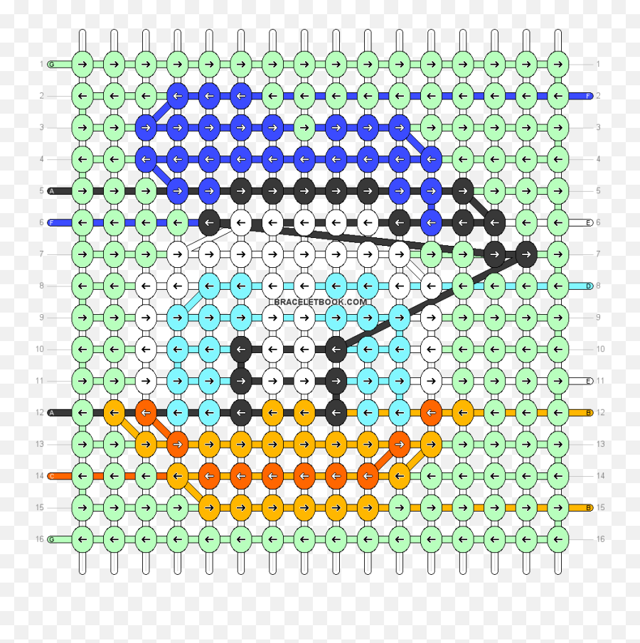 Alpha Pattern 28114 Braceletbook Alpha Patterns Diy - Friendship Bracelets Patterns Space Easy Emoji,Quack Emoji