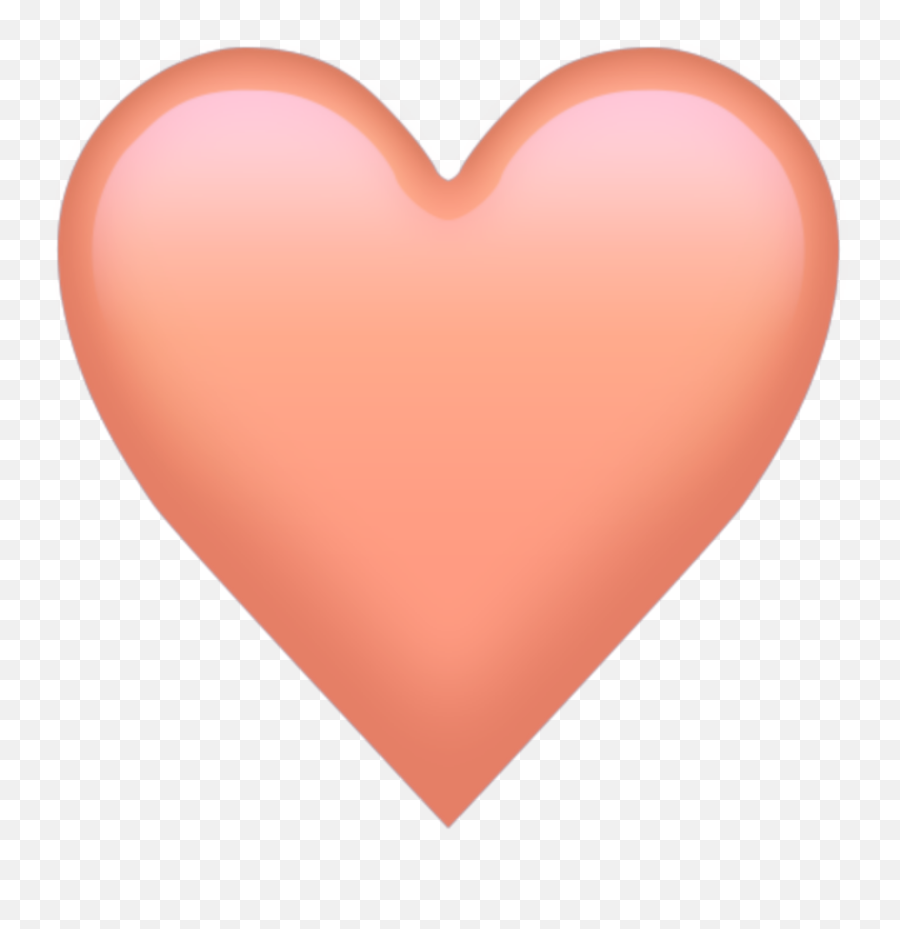 Emoji Heart Image - Corazon Png Facebook,Peach Emoji Transparent