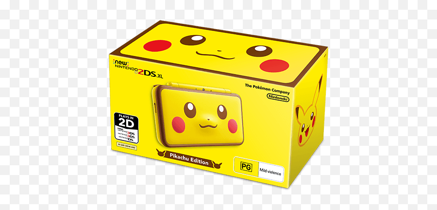 Nintendo 2ds Xl Pikachu Edition - Pikachu Edition 2ds Xl Box Emoji,Pikachu Skype Emoticon