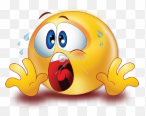 Frightened Scared Face With Sweat Emoji - Scared Emoji Png,Sweaty Emoticon Android
