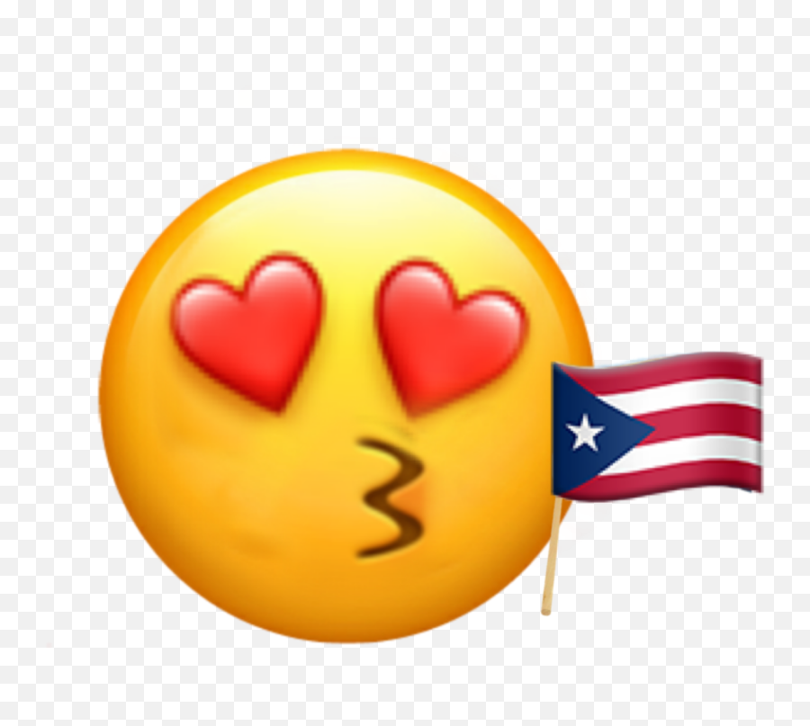 Emojiiphone Puertorico Sticker By Maria Sb - Happy Emoji,Puerto Rico Emoji