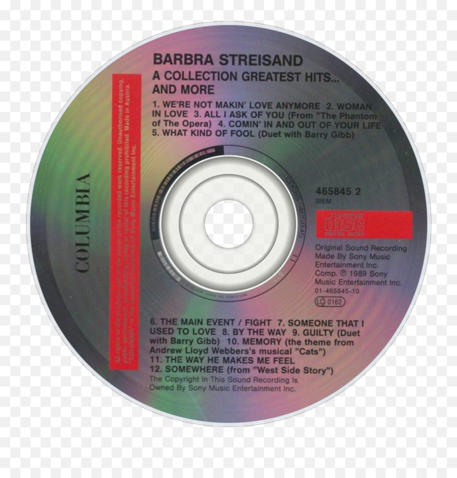 Barbra Streisand - Optical Disc Emoji,Barbra Streisand Song About Different Emotions