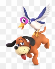 Duck Hunt - Super Smash Bros Ultimate Duck Hunt Emoji,Custom Emoticon Screaming Guy Bug Eyes Msn