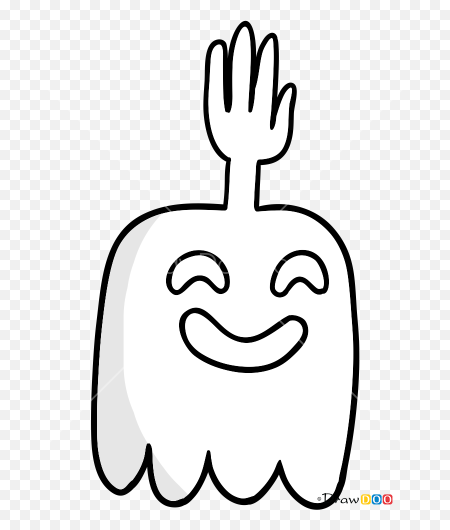 How To Draw High Five Ghost Regular Show - Happy Emoji,High Five Emoji