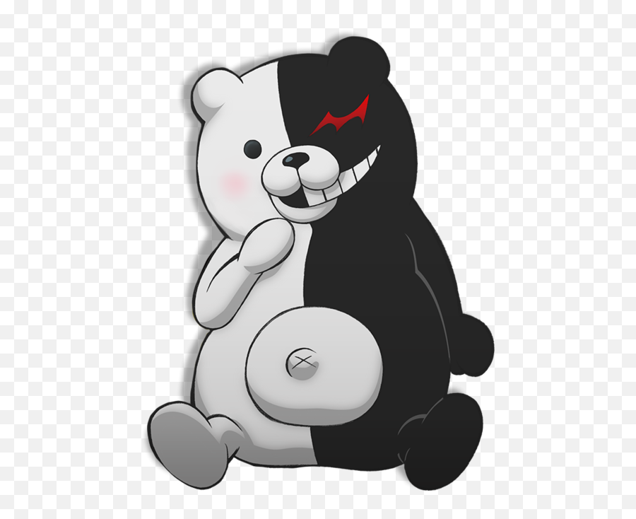 Danganronpa Monokuma - Monokuma Danganronpa Emoji,Monokuma Text Emoji