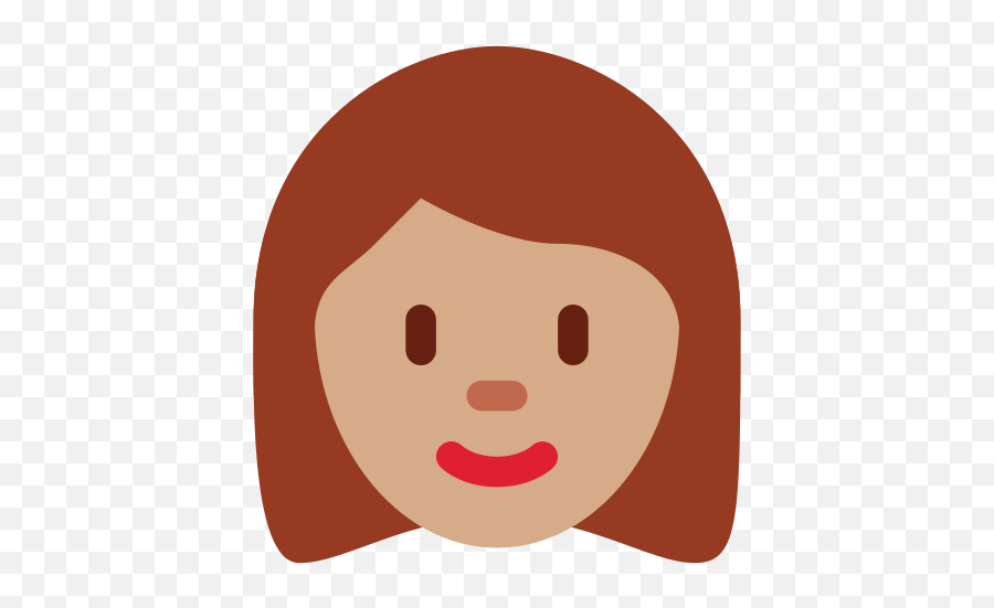 Woman Emoji With Medium Skin Tone - Emoji Colored Hair Png,Woman Emoji