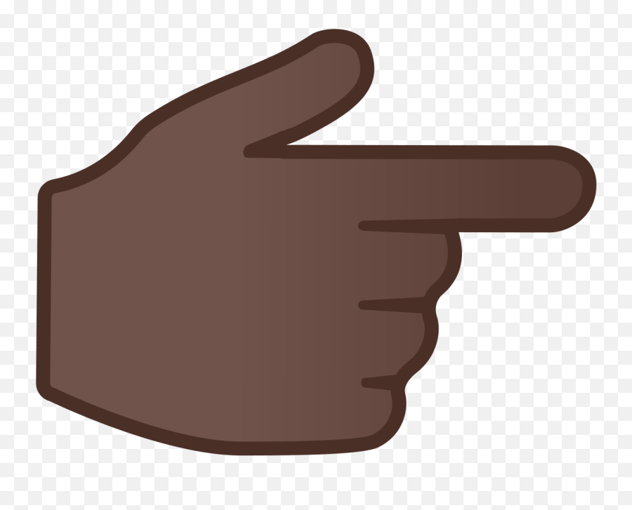 Noto Emoji Oreo 1f449 1f3ff - Transparent Background Pointing Finger Emoji Png,Ok Symbol Emoji