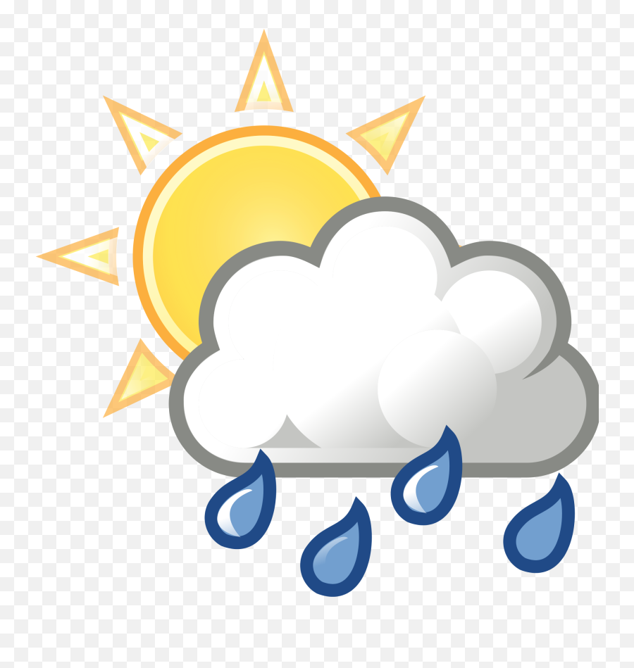 Clouds Clipart Sunshine Clouds - Sun Rain Cloud Clipart Emoji,Cloud Candy Emoji