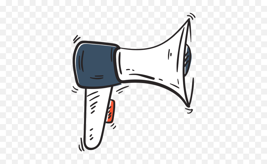 Megaphone Doodle Icon Transparent Png - Acessibilidade Comunicacional Para Surdos Emoji,Emoticon Alto Falante