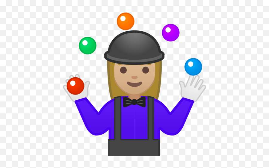 Hat Juggling In Light Medium Skin Tone - Emoji,Woman With Hat Emoji