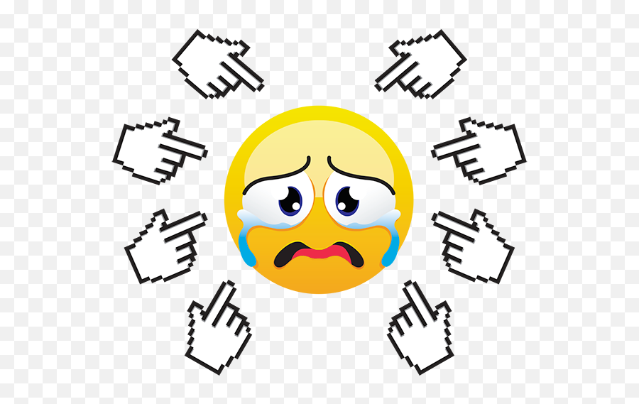 Bullying - Thirteen Cursor Emoji,Facebook Reaction Emojis Scared