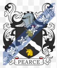 Pierce Family Crest Coat Of Arms And - Dawson Family Crest Emoji,Dierce Smiley Emoticon