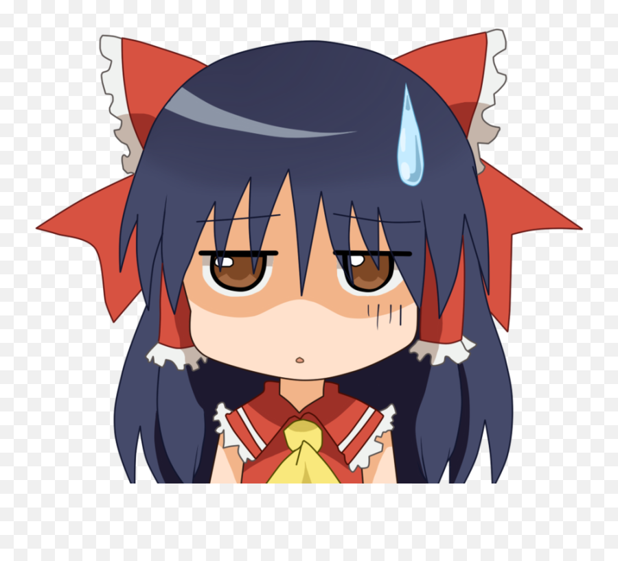 Face Palm Png - Reimu Disappointed Emoji,Anime Facepalm Emoji