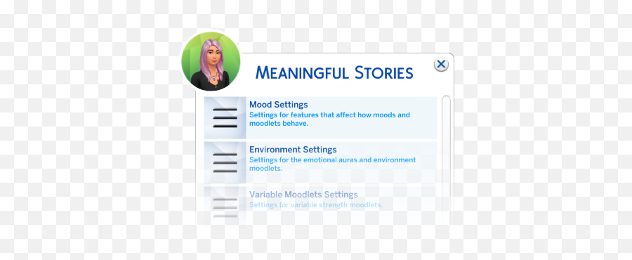 Meaningful Stories For The Sims 4 - Meaningful Stories Sims 4 Emoji,Sims 4 Emotions