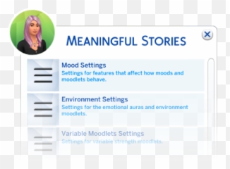 Meaningful Stories For The Sims 4 - Meaningful Stories Sims 4 Emoji,Sims 4 Emotions