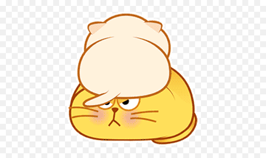 Pin On Cat - Fat Yellow Cat Gif Emoji,Douche Emoji