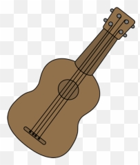 Ukulele Clipart Black And White - Ukulele Sticker On Transparent Background Emoji,Ukulele Anime Emojis