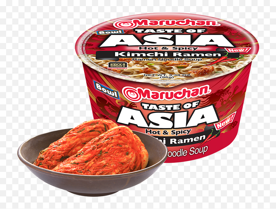 Maruchan Taste Of Asia Hot U0026 Spicy Kimchi Ramen Bowl - Paste Emoji,Bowl Of Soup Emoticon