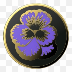 Enamel Flowering Iris Emoji,Ciao Scooter Emoticon