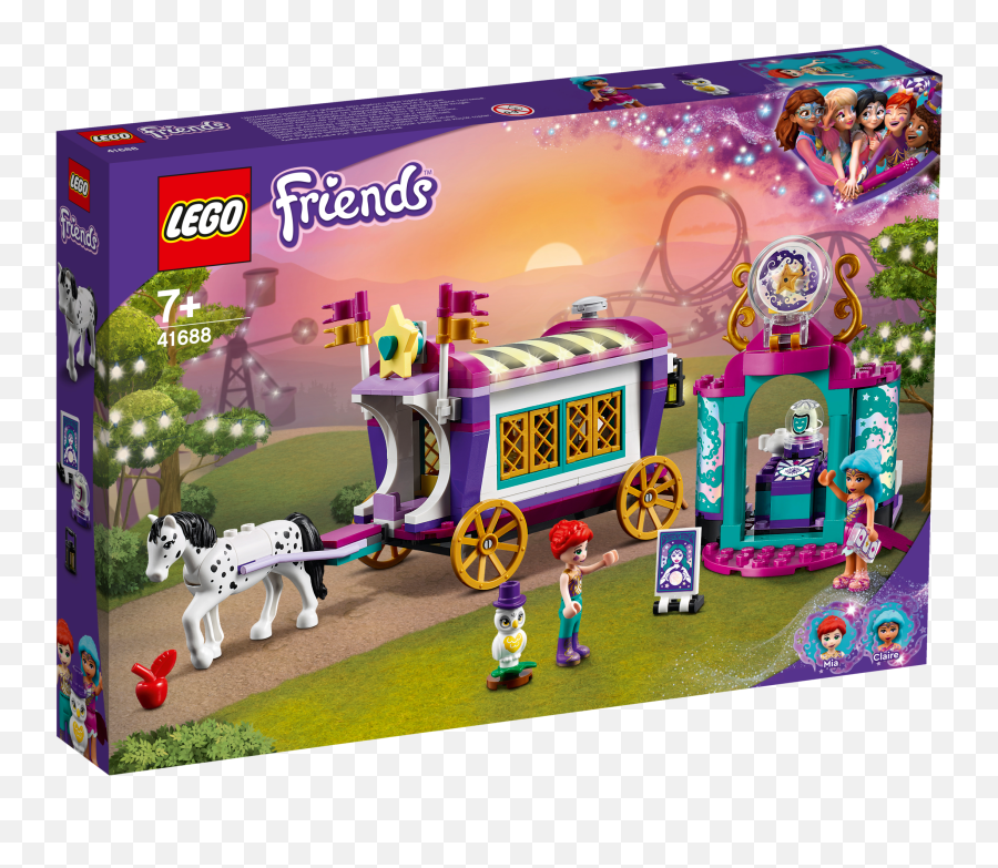 Magical Caravan 41688 - Lego Friends Sets Legocom For Kids Emoji,Emoji Girl Clair
