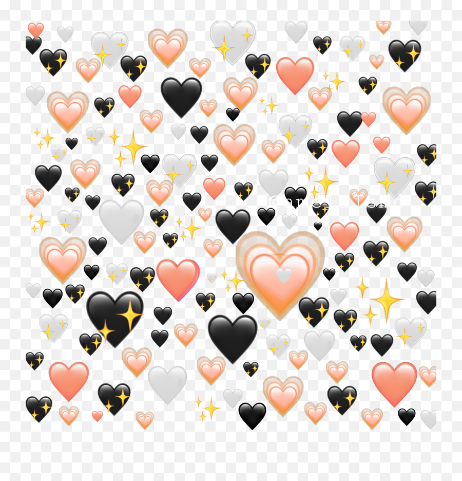 Emojibackground Peach Sticker By Emoji,Heart Emojis Meme