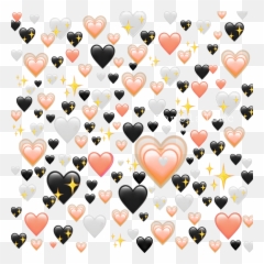 Emojibackground Peach Sticker By Emoji,Heart Emojis Meme