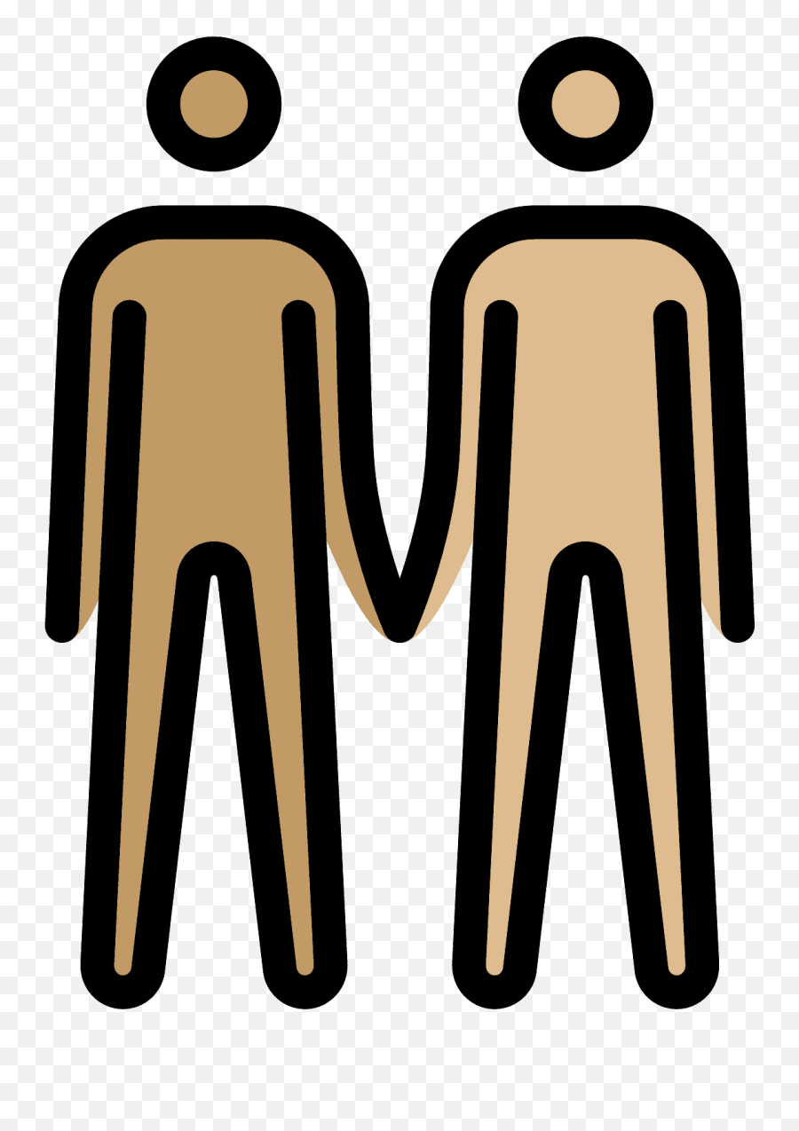 Men Holding Hands Emoji Clipart - Mga Tao Na Magkakahawak Kamay,Men Who Use Emojis