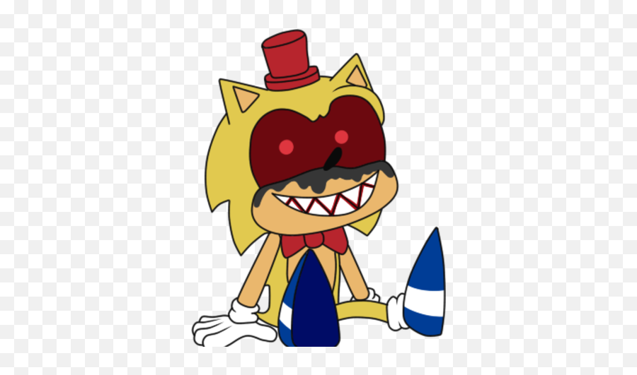 Original Clone Of Sonic - Fnas Maniac Mania 15 Golden Sonic Emoji,Sonic Emojis