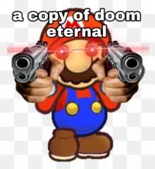 A Copy Of Doom Sticker - Weapons Emoji,Doom Emoji