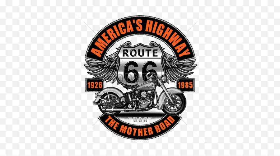 Pin - Route 66 Emoji,Harley Motorcycle Emoji