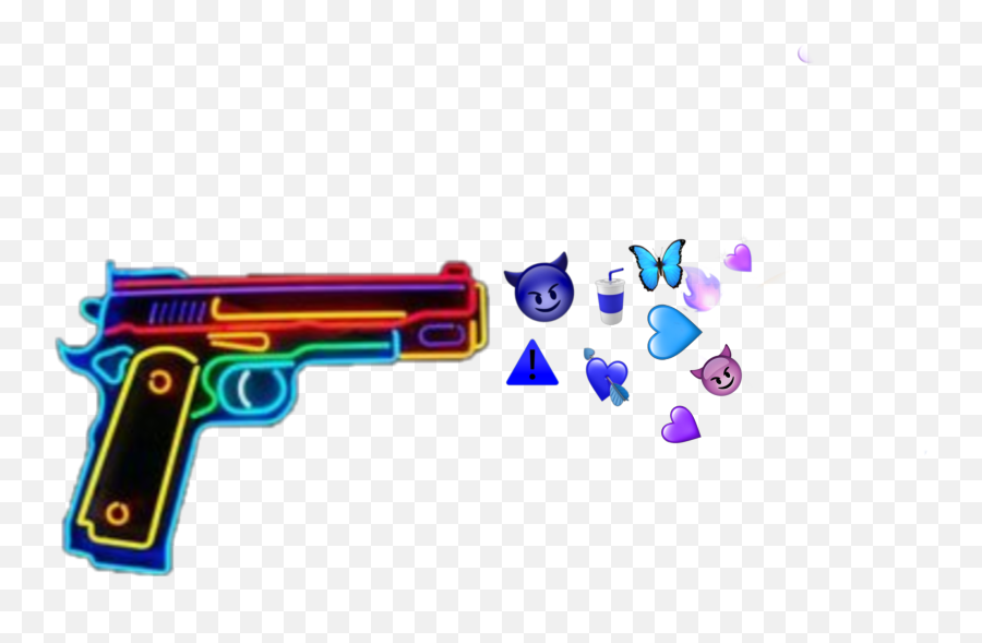 Gun Love Emojiiphone Emoji Sticker - Weapons,Weapon Emoji