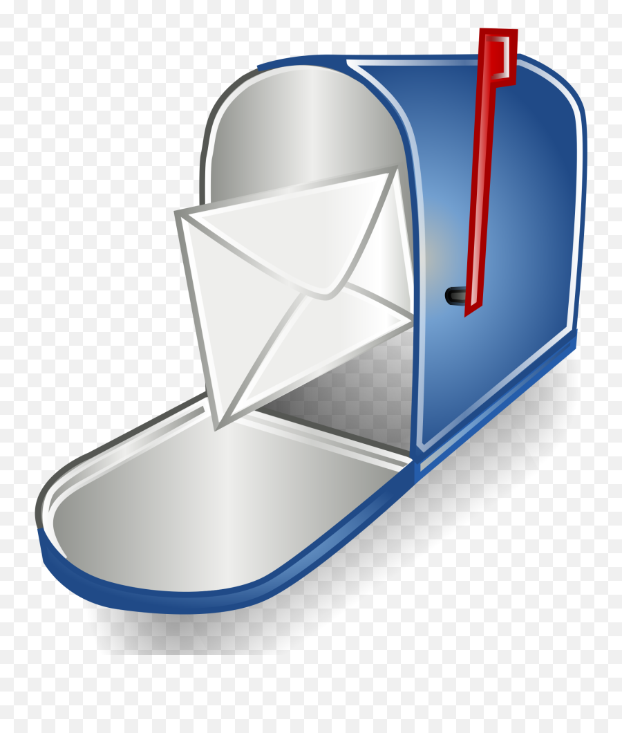 Mail Clipart Mailbox Flag Mail Mailbox - Post Office Box Icon Emoji,Mailbox Emoji
