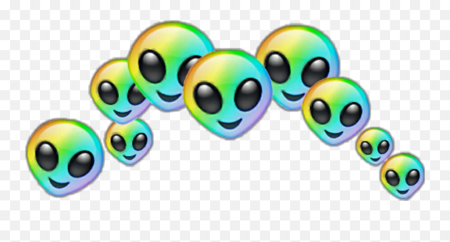 Freetoedit Aliens - Png Vaporwave Clipart Full Size Happy Emoji,Alien Picture Frame Emoji