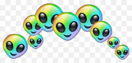 Freetoedit Aliens - Png Vaporwave Clipart Full Size Happy Emoji,Alien Picture Frame Emoji