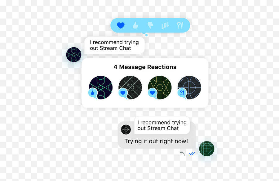 Chat Api U0026 Messaging Sdk - Chat Platform And Inapp Dot Emoji,Love Emoticons Text Messages