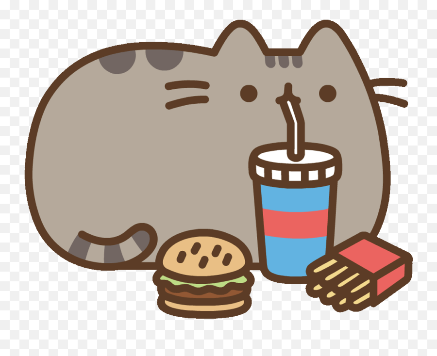 Download Jpg Png Gif Raw Tiff Psd Pdf - Pusheen Fast Food Emoji,Pusheen The Cat Emoji