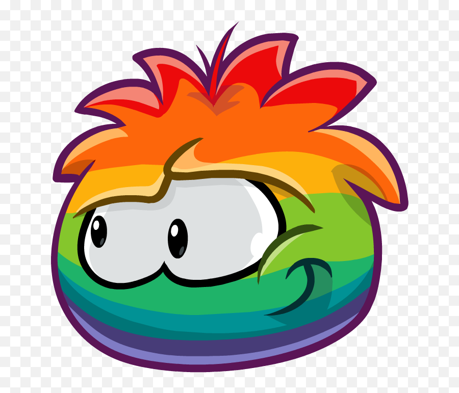 About Clubpenguin Puffles Clubpenguin Cheats - Rainbow Club Penguin Puffles Emoji,Fantage Emoticons