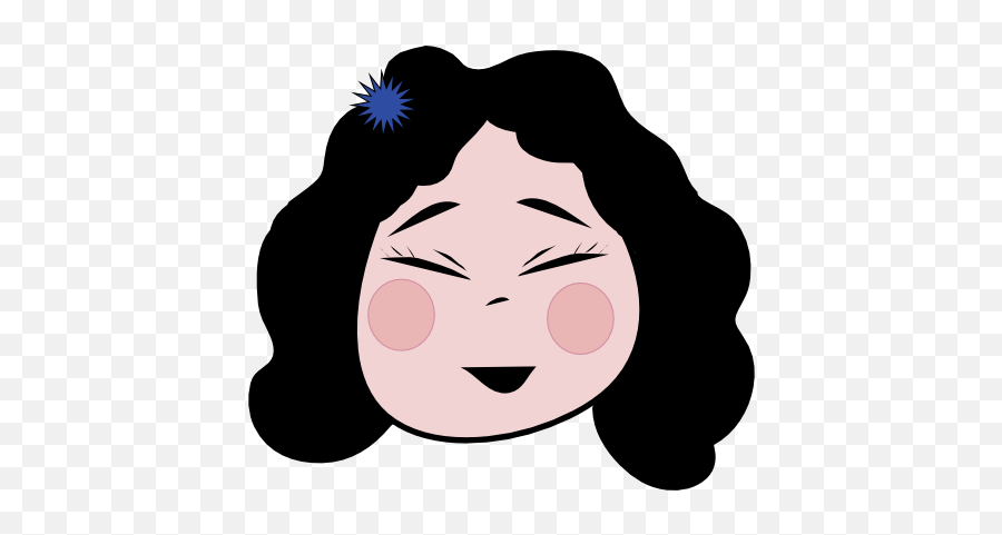 Happy Japanese Woman Clipart I2clipart - Royalty Free Emoji,Japanese Text Emoticons Happy