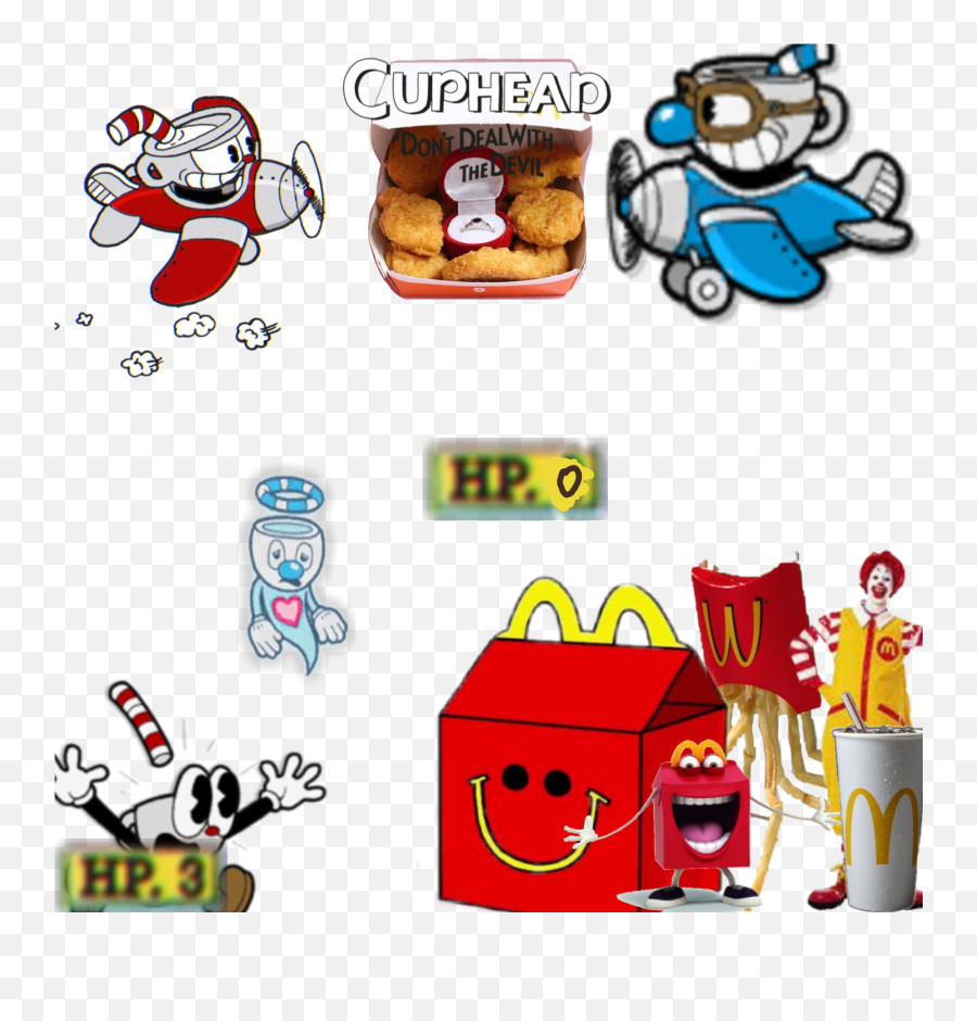 Mcdonaldcuphead Sticker By Sonic - Fictional Character Emoji,Mcdonalds Emoji 3